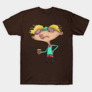 Hey Arnold before coffee T-Shirt